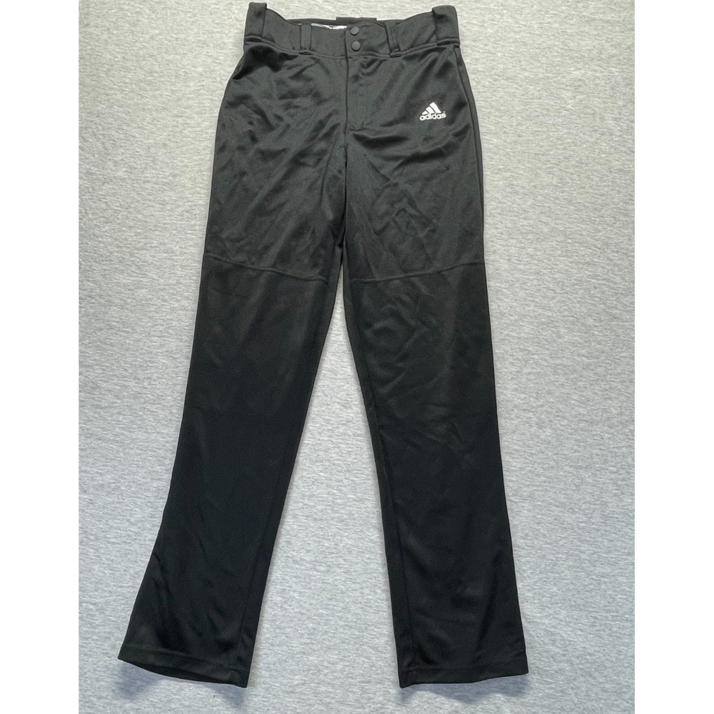 Adidas Aeroready Baseball Pants Mens Small Black Moisture‎ Wicking Straight Leg